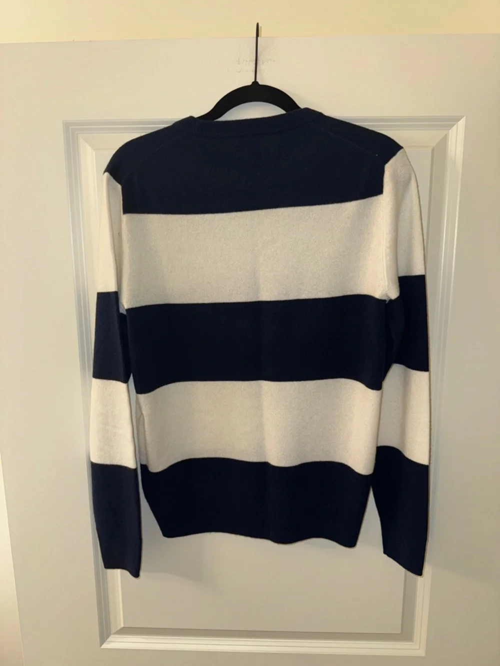 J.Crew Cashmere Crewneck Sweater in Rugby Stripe